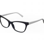 OV26 c.BW – Black front with white temples