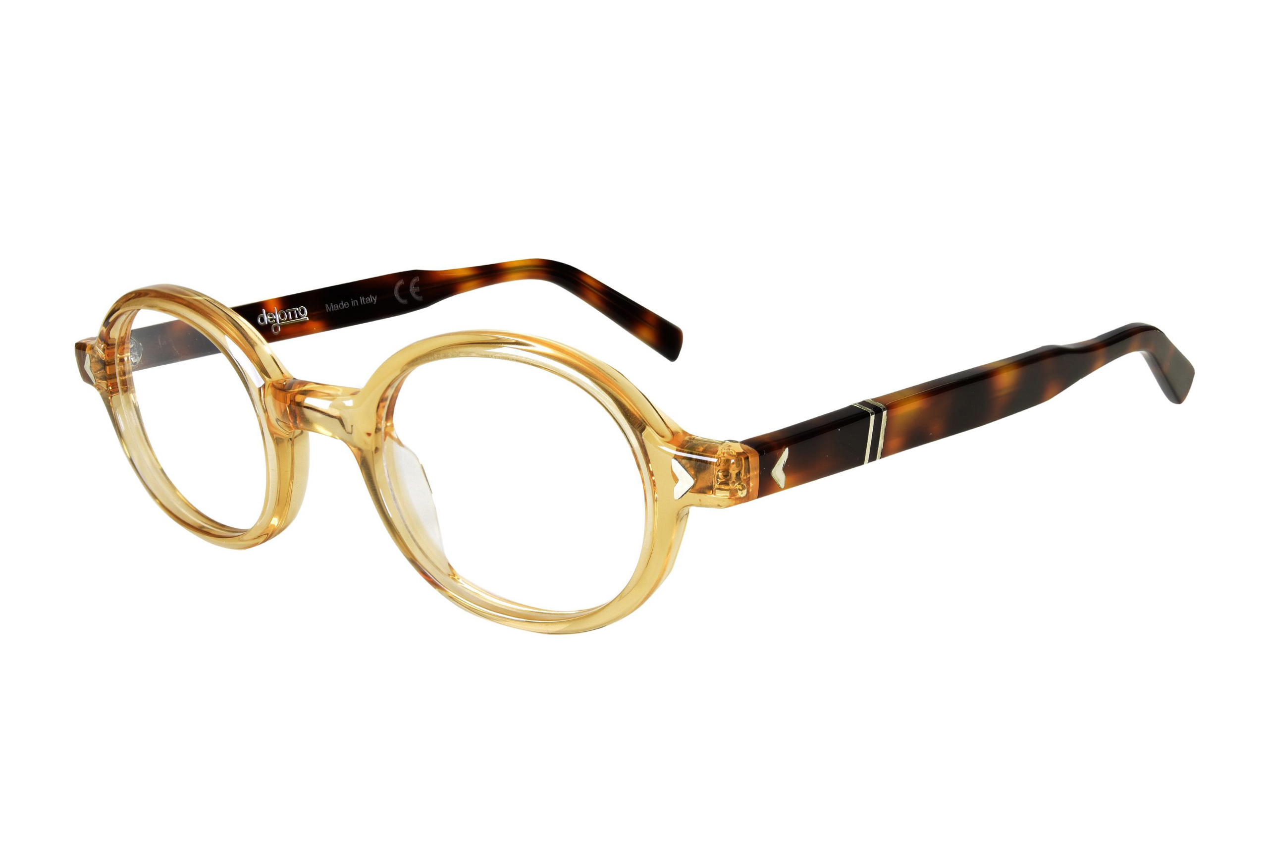 DL100 – c.8017 – Clear yellow with light tortoise temples