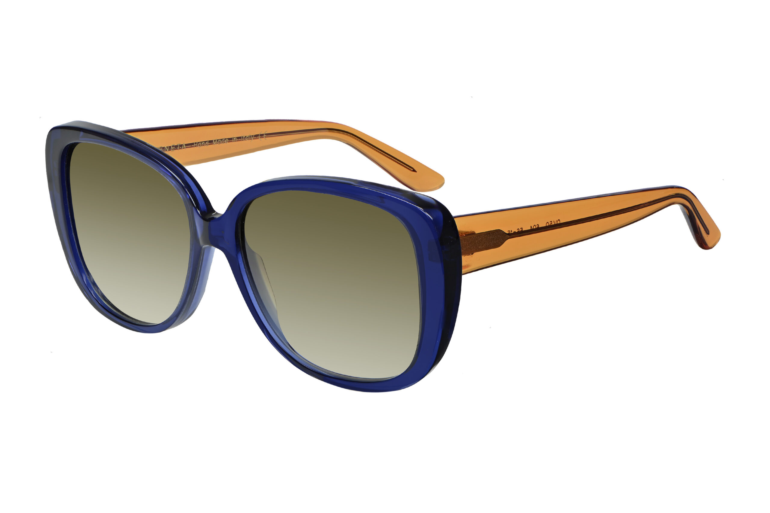 OV50 c.604 – Royal blue front with marigold temples